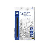 STAEDTLER 119 Noris Jumbo Graphite Chunky Learner's Pencil - HB (Pack of 12) Jum