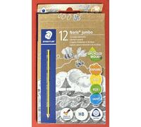 STAEDTLER 119 Noris Jumbo Graphite HB Chunky Learner's Pack Of 12