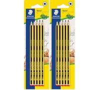 STAEDTLER 120-2 BK5D Noris HB Pencils, 5 Count (Pack of 2), Yellow, Black