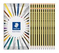 STAEDTLER 121 Noris School Pencil - Break Resistant Leads - Class Pack of 24 Pencils in Envelope Gift Packaging (Grade 2B)