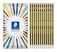 STAEDTLER 121 Noris School Pencil - Break Resistant Leads - Class Pack of 24 Pencils in Envelope Gift Packaging (Full Range of Grades)