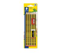 STAEDTLER 121-SBK10 Noris School Graphite Pencils - HB Degree (Pack of 10 Pencils, Sh