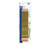 Staedtler Noris 122 HB Pencil with Eraser tip (Pack of 10)