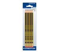 STAEDTLER 122-2 BK10 Noris Graphite Pencil with Eraser Tip - HB (Pack of 10)