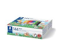 STAEDTLER 144C144 Noris Club Coloured Pencils, Pack of 144 in School Box