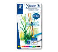 STAEDTLER 14610C M12 Design Journey Watercolour Pencils - Assorted Colours (Tin of 12)