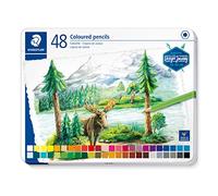 STAEDTLER 146C M48 Design Journey Colouring Pencils - Assorted Colours (Tin of 48)