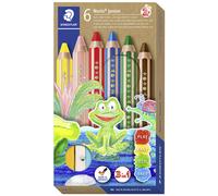 Staedtler Metallic Colouring Pencils Design Journey for Metallic Shimmer Effects, Glitter and Highlights on Dark Paper, Soft Lead with High Coverage, 12 Colouring Pencils in Cardboard Case, 146M C12