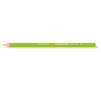 Staedtler 157-50 ergo soft coloured pencil, ergonomic triangular shape, non-slip soft surface, pack of 12, yellow green