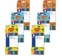 STAEDTLER 175 COC12 Hexagonal Colouring Pencils (Pack of 24)