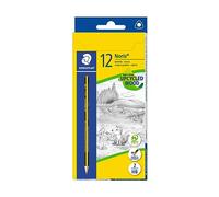 STAEDTLER 183-HB Noris Triangular Graphite Pencil - HB (Pack of 12)