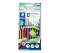 STAEDTLER 185 C12 Noris Colour Colouring Pencils - 12 Assorted Colours (Pack of