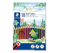 STAEDTLER 185 C18 Noris Colour Colouring Pencils - 18 Assorted Colours (Pack of 18 Pencils)