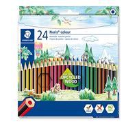 STAEDTLER 185 C24 Noris Colour Colouring Pencils - 24 Assorted Colours (Pack of 24 Pencils)