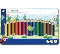 STAEDTLER 185 M36 Noris Colour Colouring Pencils - 36 Assorted Colours (Tin of