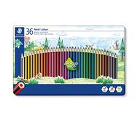 STAEDTLER 185 M36 Noris Colour Colouring Pencils - 36 Assorted Colours (Tin of 36 Pencils)