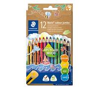 STAEDTLER 188 C12 Noris Colour Jumbo Colouring Pencils - Assorted Colours (Pack of 12)