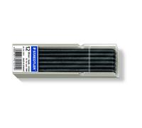 STAEDTLER 218-9 Lumocolor Non-Permanent Refill Lead for 3mm Leadholders - Black (Pack of 12 Leads)