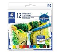 STAEDTLER Watercolour Karat Aquarell Crayons Multi-Colour (Pack of 12)