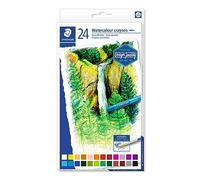 STAEDTLER 223 C24 Design Journey Watercolour Crayons - Assorted Colours (Pack of 24)