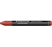 STAEDTLER 236-2 Lumocolor Omnigraph Permanent Marking Crayons - Red (Pack of 12