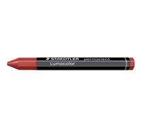 STAEDTLER 236-2 Lumocolor Omnigraph Permanent Marking Crayons - Red (Pack of 12)