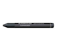 STAEDTLER 236-9 Lumocolor Permanent Omnigraph Smudge-Proof Universal Marking Crayon - Black (Pack of 12)