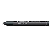 STAEDTLER 236-9 Lumocolor Permanent Omnigraph Smudge-Proof Universal Marking Crayon - Black (Pack of 12)