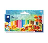 STAEDTLER 241 NC16 Noris Oil Pastel 8 mm - Assorted Colours (Pack of 16)