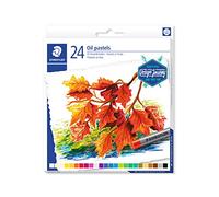 STAEDTLER 2420 C24 Design Journey Oil Pastels - Assorted Colours (Pack of 24)