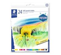 STAEDTLER 2430 C24 Design Journey Soft Pastel Chalks - Assorted Colours (Pack of 24)