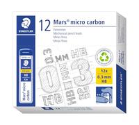 STAEDTLER 250 03-HB Mars Micro Refill Leads for Mechanical Pencils - HB, 0.3mm (Box of 12 x Tubes of 12 Leads)