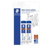 STAEDTLER 2505HBBK2D Mars Micro Refill Leads for Mechanical Pencils - HB, 0.5mm (Blistercard of 2 x Tubes of 12 Leads)