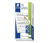 STAEDTLER 301-3 Lumocolor Whiteboard Marker Pen, 1mm Line Width - Blue (Box of 10)