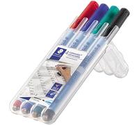 Staedtler 305M WP4 Lumocolor Correctable Transparency Pen Nib M Pack of 4