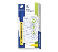 STAEDTLER Noris - Handwriting Pen - for School - Blue Ink - Box of 10, 307-3