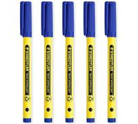 STAEDTLER 307 Noris Writing Pen - Handwriting Pens - 0.6mm Line Width - Ideal for School, Work, Office, etc (Blue)