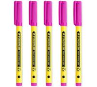STAEDTLER 307 Noris Writing Pen - Handwriting Pens - 0.6mm Line Width - Ideal for School, Work, Office, etc (Magenta)