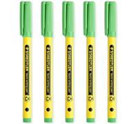STAEDTLER 307 Noris Writing Pen - Handwriting Pens - 0.6mm Line Width - Ideal for School, Work, Office, etc (Pale Green)
