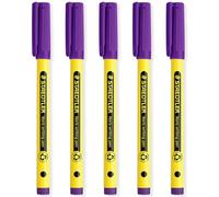 STAEDTLER 307 Noris Writing Pen - Handwriting Pens - 0.6mm Line Width - Ideal for School, Work, Office, etc (Purple)