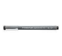 Staedtler 308 05-9 Fineliner Pigment liner - 0.5 mm, Black, Pack of 10 0.5mm Bla