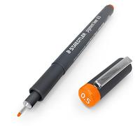 Staedtler 308 Pigment Liner Fineliner - 0.5mm - Single - Orange