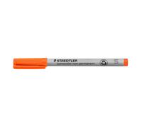 STAEDTLER 311-4 Lumocolor Universal Non Permanent Superfine Pens - Orange Pack of 10