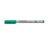 Staedtler 311-5 Lumocolor Universal Non Permanent Superfine Pens - Green, Pack of 10