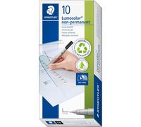 STAEDTLER 311-9 Lumocolor Non-Permanent Pen, Superfine Line Width 0.4mm - Black