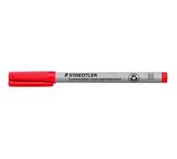 STAEDTLER 315-2 Lumocolor Non-Permanent Pen, Medium Line Width, 1.0mm - Red (Box of 10)