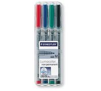 Staedtler 315 Lumocolor Non-permanent Pen 1.0MM Medium Tip - (Wallet-4)