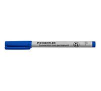 STAEDTLER 316-3 Lumocolor Non-Permanent Pen, Fine Line Width, 0.6mm - Blue (Box of 10)