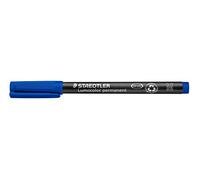 STAEDTLER 317-2 Lumocolor Permanent Pen, Medium Line Width, 1.0mm - Blue (Box of 10)