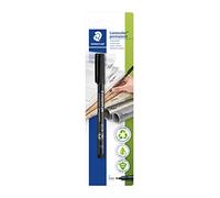 STAEDTLER 318-9 BKDA Lumocolor Permanent Pen, Fine Line Width, 0.6mm - Black (Blistercard of 1)